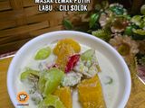 Masak lemak putih labu + cili solok