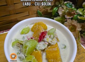 Gambar 3:8:26 - Masak lemak putih labu + cili solok