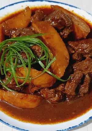 Foto resep Semur daging kentang