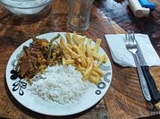Una foto de carne curry