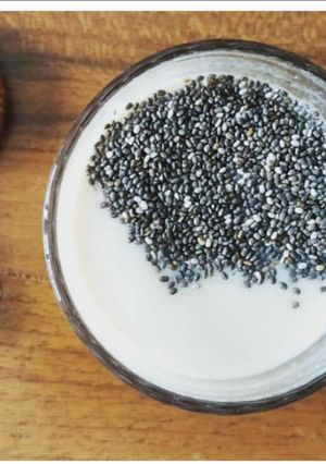 A picture of Kaju anjeer milk shake.