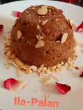 Water Chest Nut Flour Chikoo Halwa