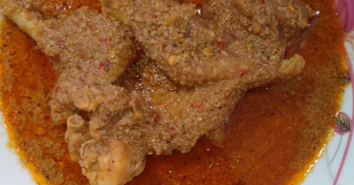 Masak kari ayam aceh tanpa santan