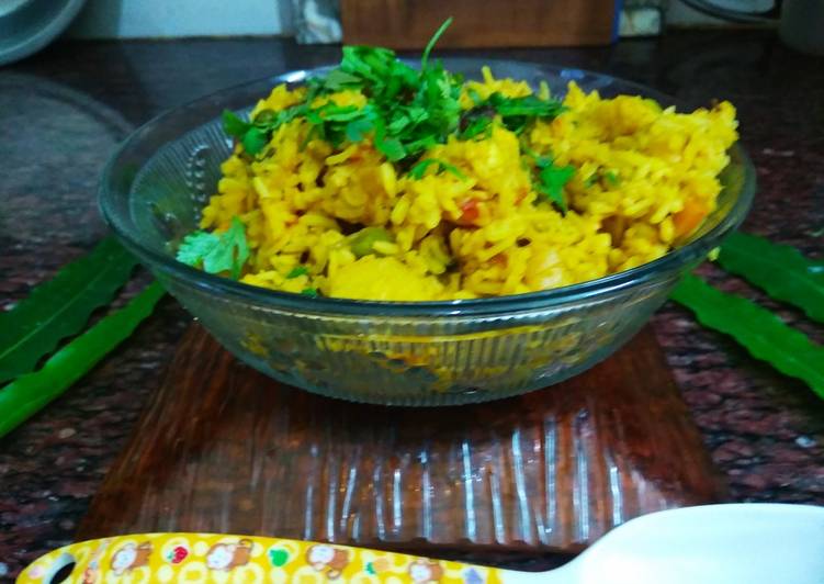 Easiest Way to Prepare Super Quick Homemade Masala Bhaat