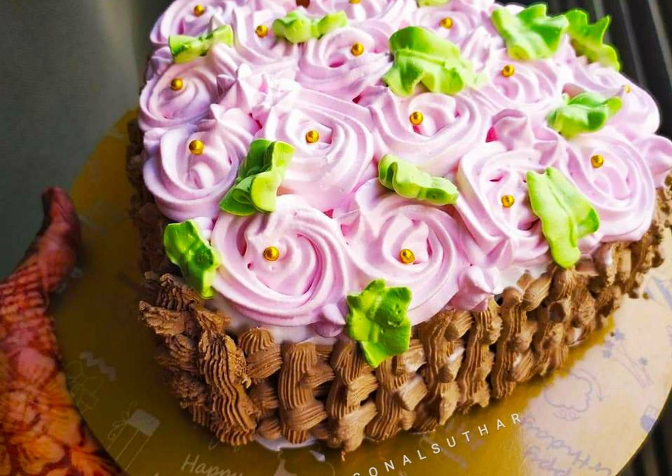 Flower Basket Cake