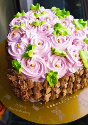 A picture of Flower Basket Cake.