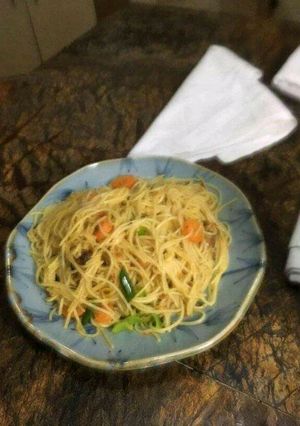 A picture of My vegetable spaghetti for Christmas.