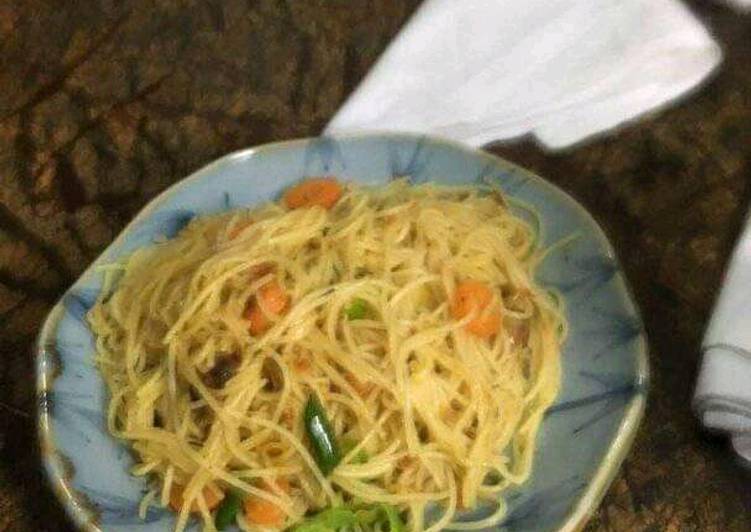 Recipe of Any-night-of-the-week My vegetable spaghetti for Christmas