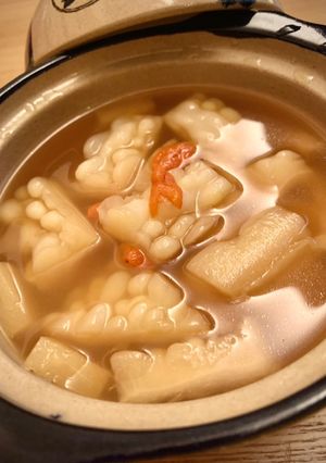 蔭鳳梨苦瓜湯 的食譜成品照片