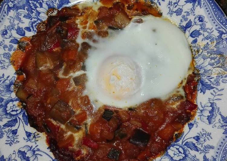 Pisto con huevo