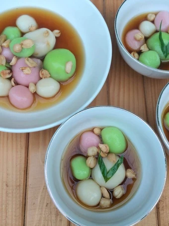 Langkah Gampang Membikin Resep Wedang Ronde homemade. Takjil_#26 yang Enak Banget Anti Ribet, Uenak Banget