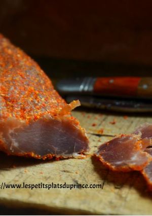 Une photo de Filet mignon de porc séché au piment d'Espelette