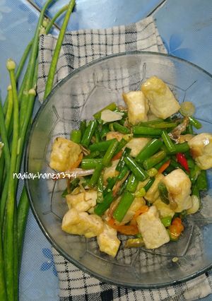 Foto resep Tumis Tahu Bunga Bawang