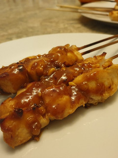 A picture of Chicken Satay.