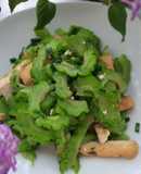 Đậu hũ xào mướp đắng