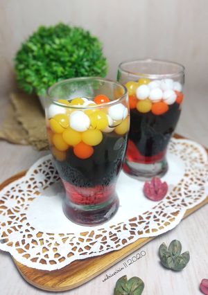 Foto resep Es Cincau Jeli Cocopandan