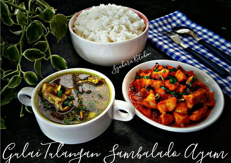 11 ~ 8 Gulai Tulangan dan Sambalado Ayam