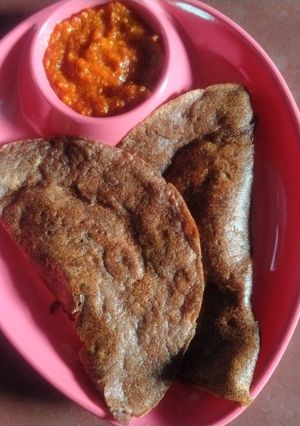 A picture of Ragi Dosa.