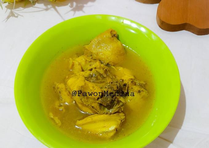 Opor Ayam Tanpa Santan