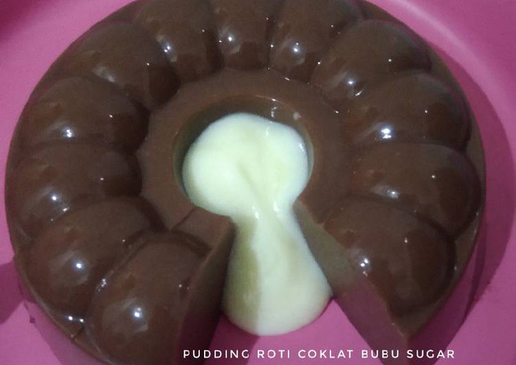 Pudding Roti Coklat Lembut