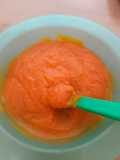 Puré de zanahoria 🥕 *bebe 6 meses*