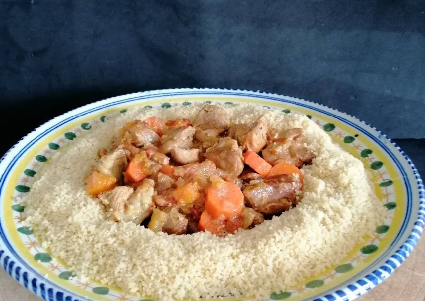 Cous cous con cordero