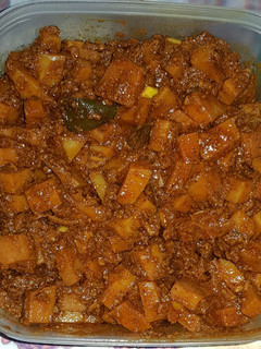 A picture of Raw jackfruit pickle.