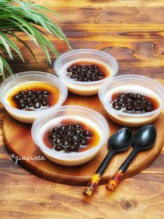 Foto resep Boba Milk Tea Pudding