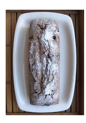 Una foto de Budín de Arándanos