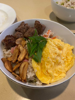 Foto resep Saikoro Beef Rice Bowl with Omelette