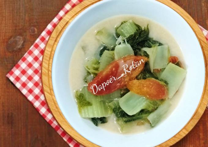 Cara membuat 34. Sawi Putih Kuah Santan Cara membuat 34. Sawi Putih Kuah Santan