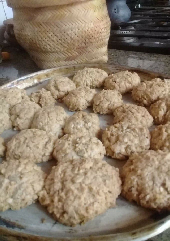Una foto de Galletas de avena; girasol y amapola 🐕🐩vegan