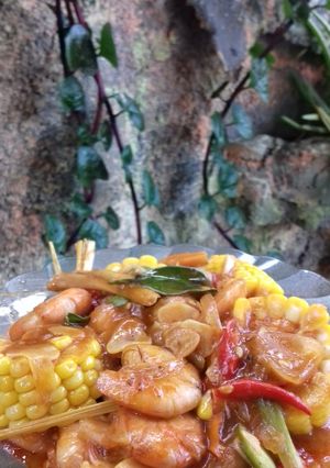 Foto resep Udang Saus Padang
