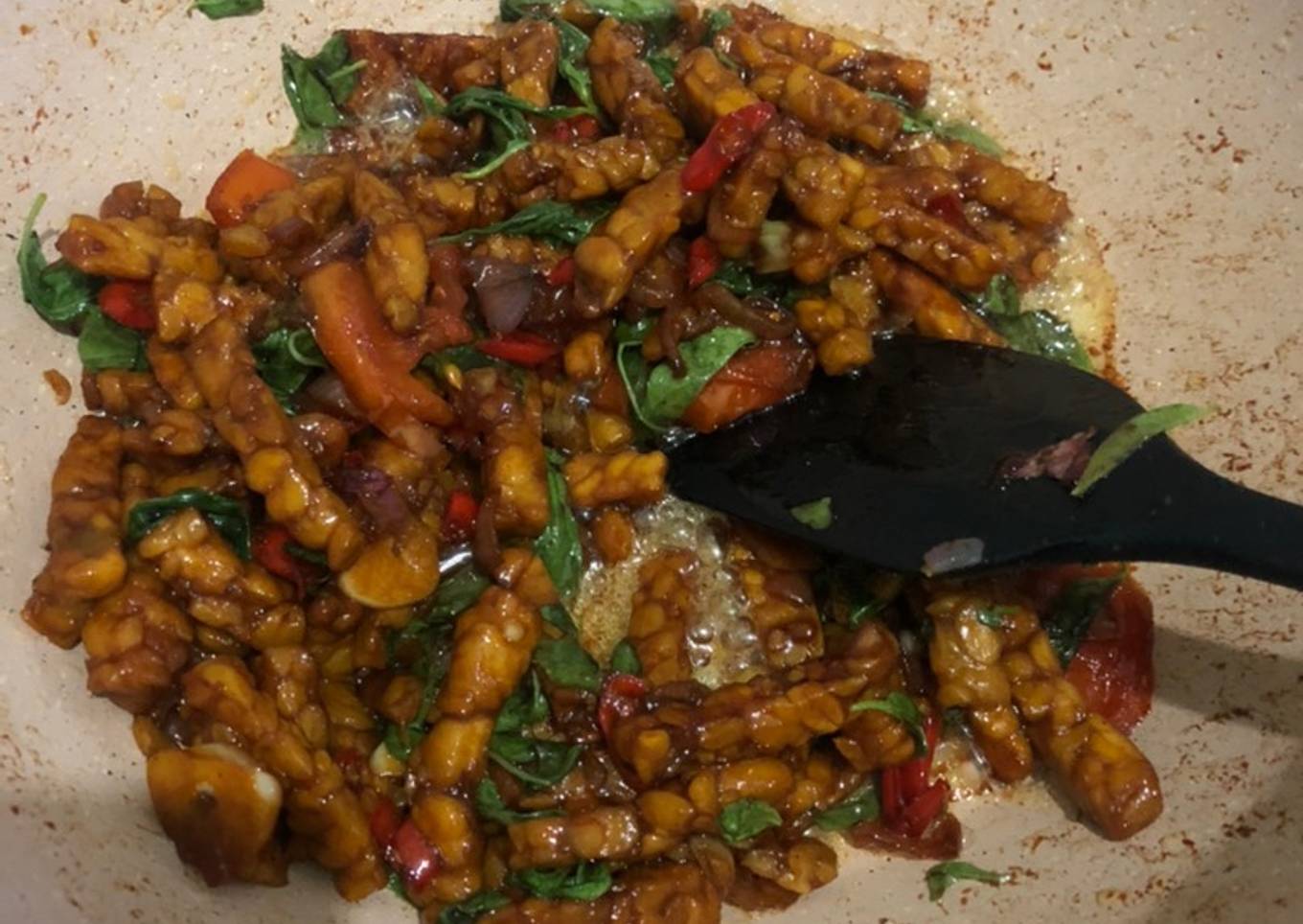 Oseng tempe kemangi