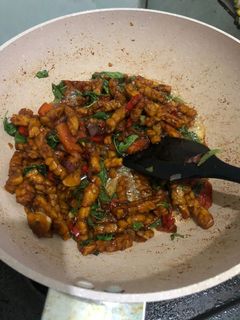 Foto resep Oseng tempe kemangi