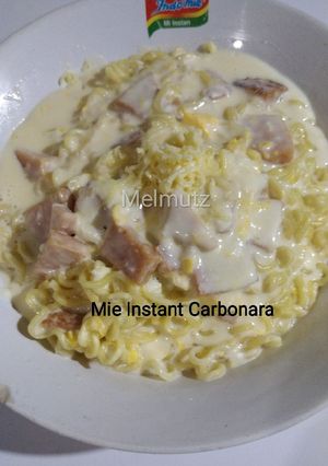 Foto resep 40. Mie Instant Carbonara