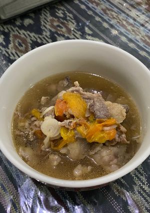Foto resep Sup Bunjut Beef Slice Khas Malaysia