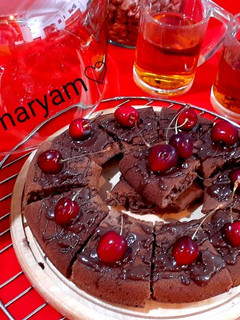 عکسی از دستور "کیک شکلاتی یک تخم مرغی"