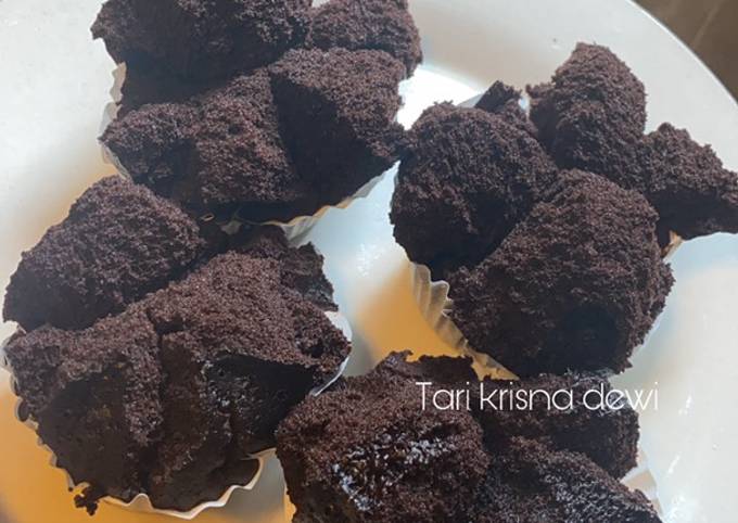 Brownies mekar merekah tepung beras