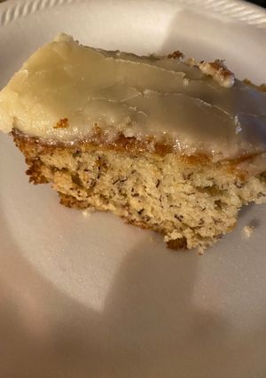 A picture of Banana bread brownies.