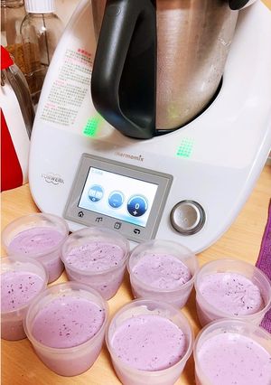 法式藍莓🫐乳酪冰淇淋（美善品） 的食譜成品照片