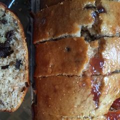 A picture of Glazed walnut raisin Cake.