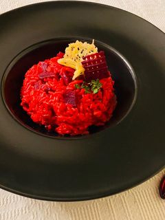 Céklás rizottó recept fotója
