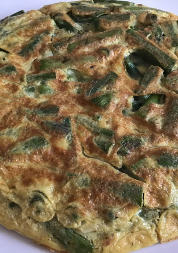 Una foto de Tortilla de espárragos trigueros