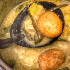 A picture of Egg and Tofu in Coconut Milk.