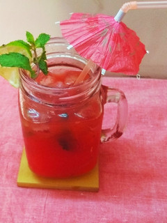 A picture of Virgin Watermelon Mocktail.