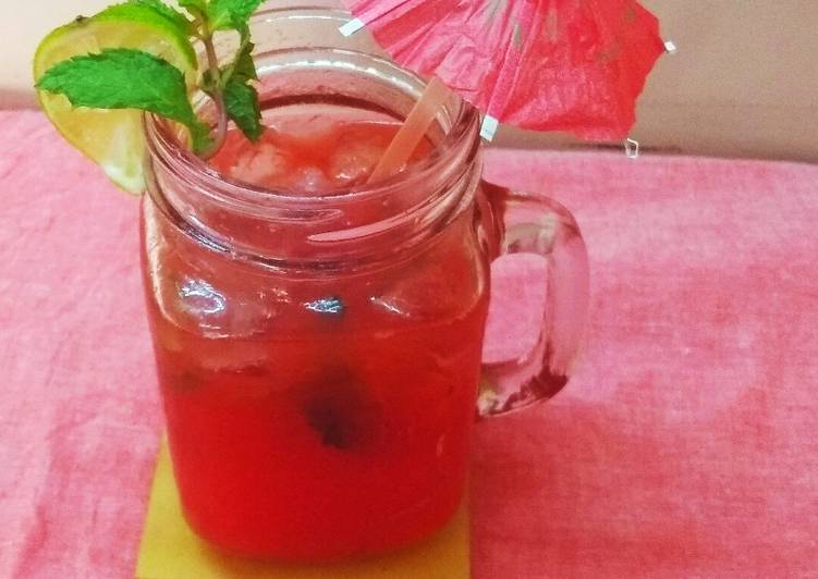 Easiest Way to Prepare Homemade Virgin Watermelon Mocktail