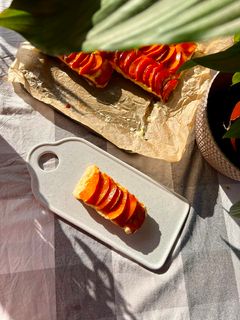 Barackos - vaníliás gluténmentes sütemény recept fotója