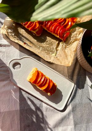 Barackos - vaníliás gluténmentes sütemény recept fotója