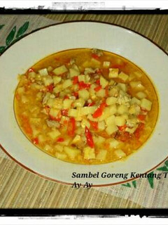 Foto resep Sambel Goreng Kentang Tahu Daging
